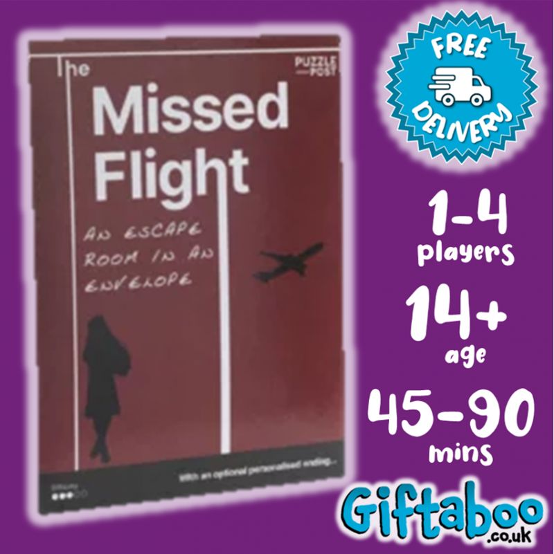 The Missed Flight, Escape Room in an Envelope Game