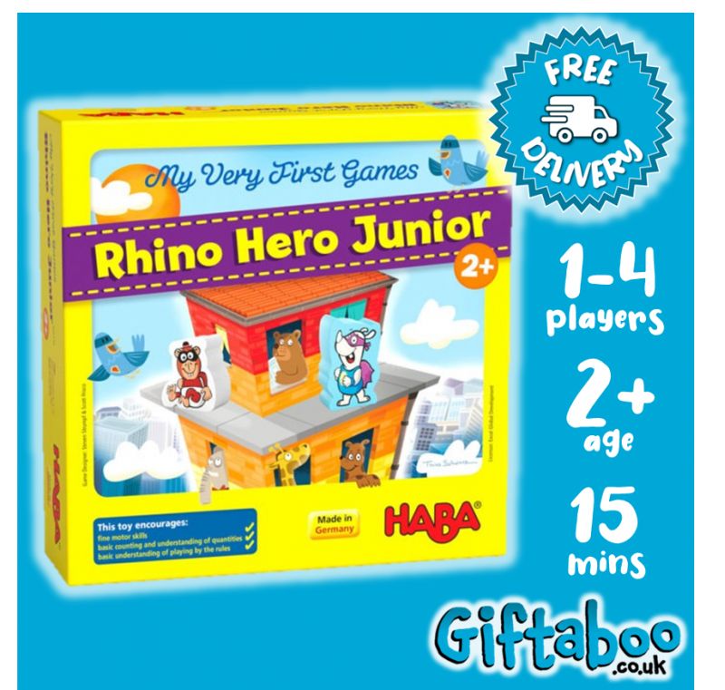 My Very First Games – Rhino Hero Junior Board Game