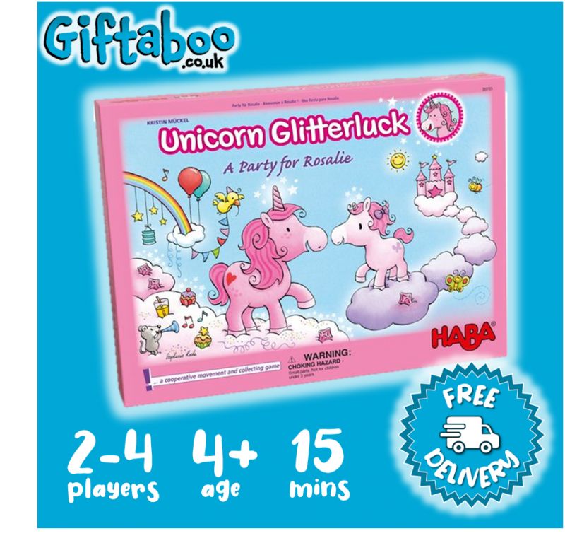 Unicorn Glitterluck – A Party for Rosalie HABA Board Game