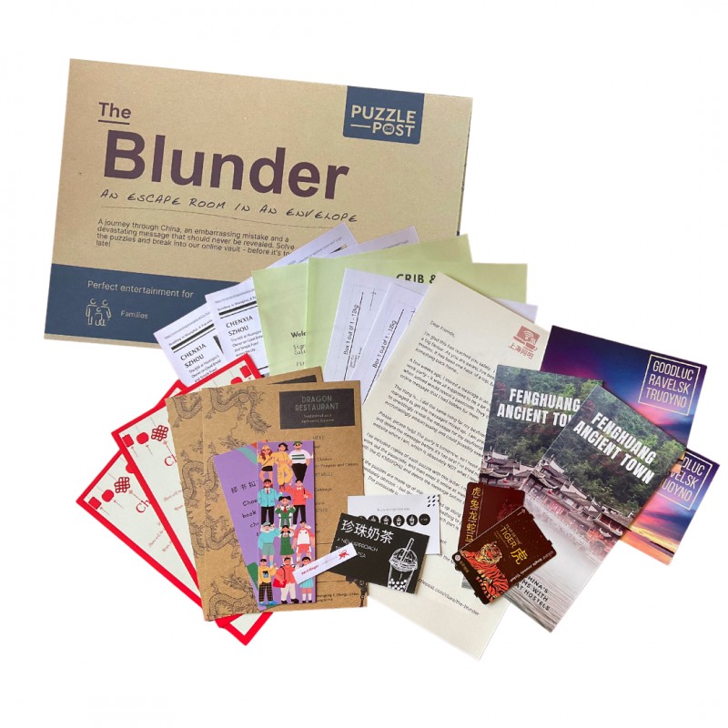 The Blunder, Escape Room in an Envelope Game